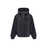 Ganni Black Nylon Shell Jacket